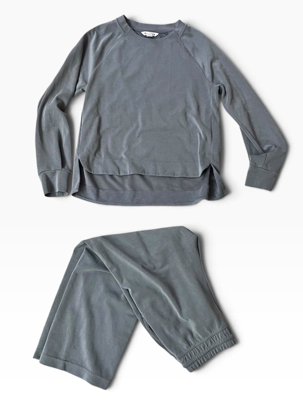 Athleta Slate Gray Seasoft Pullover & Jogger Set